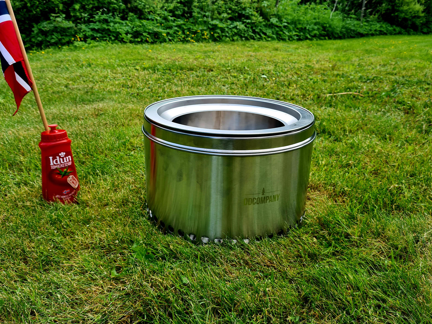 Rent Brennende Båltønne 38cm "Hyttekos" str: stor