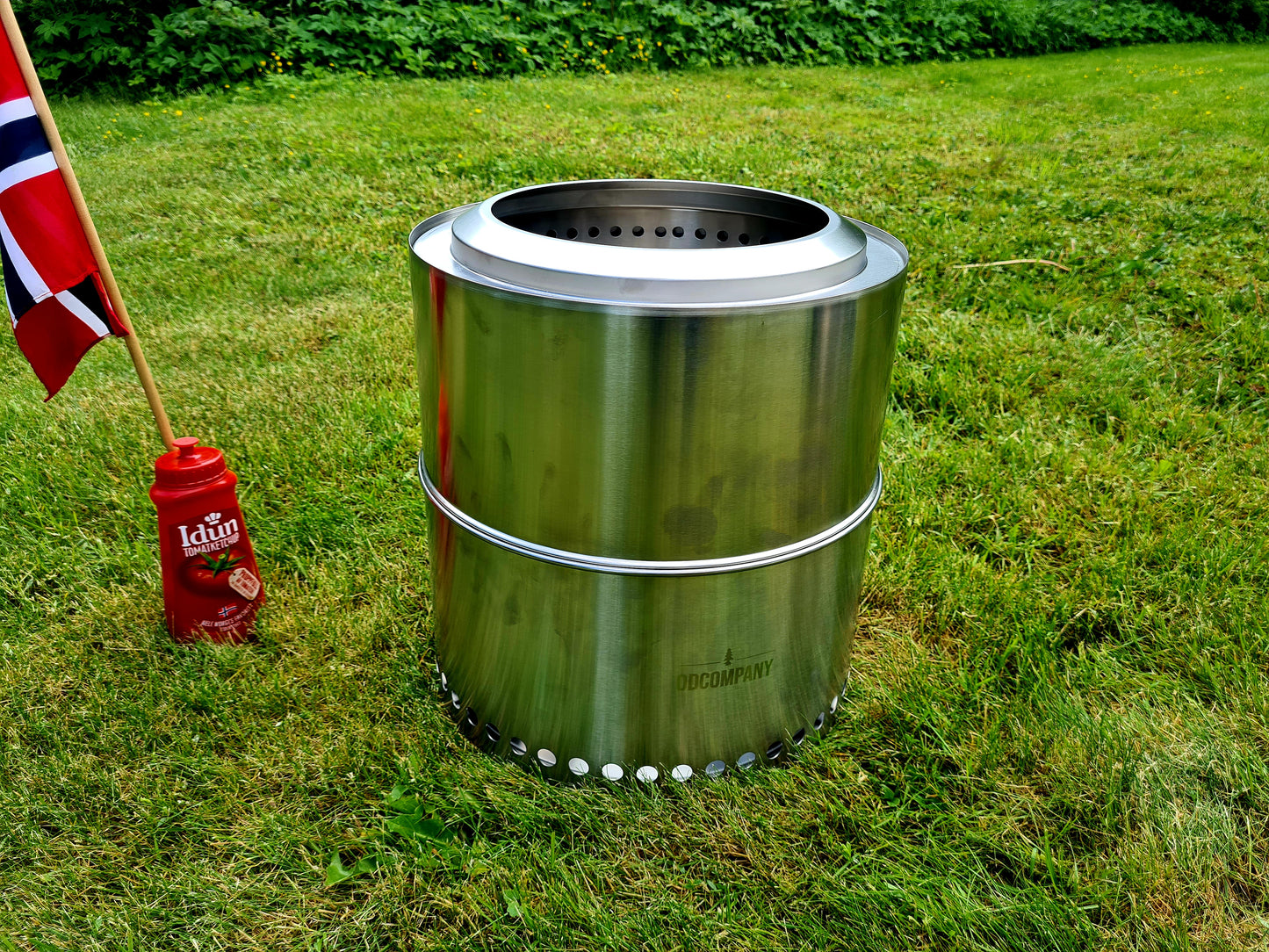 Rent Brennende Båltønne 38cm "Hyttekos" str: stor