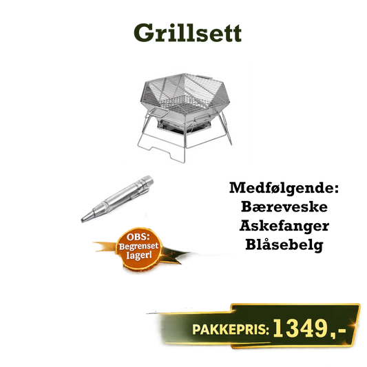 Turgrill med blåsebelg