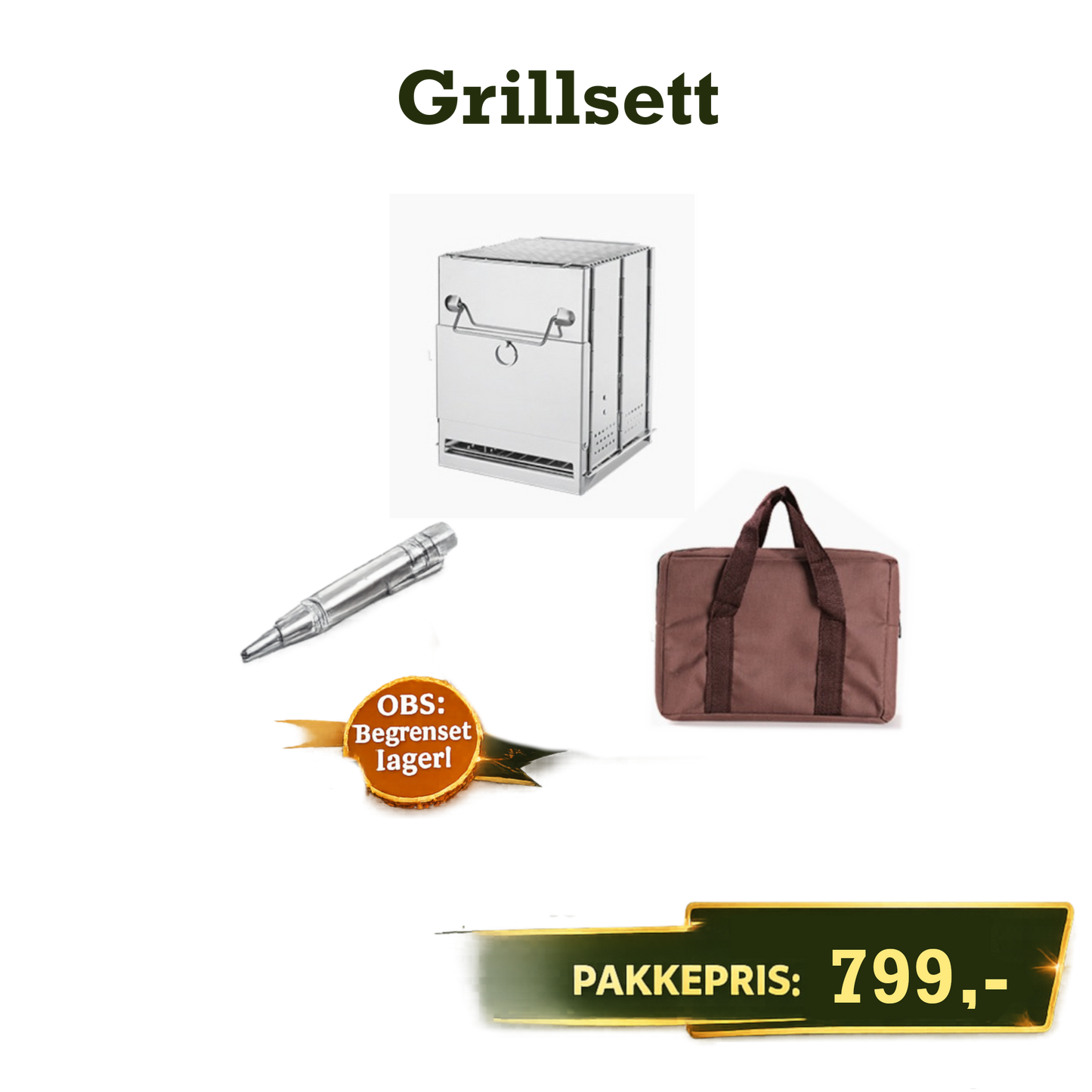 Turgrillen mini med blåsebelg