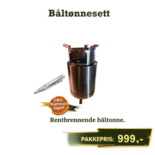 Rundbrenner med blåsebelg