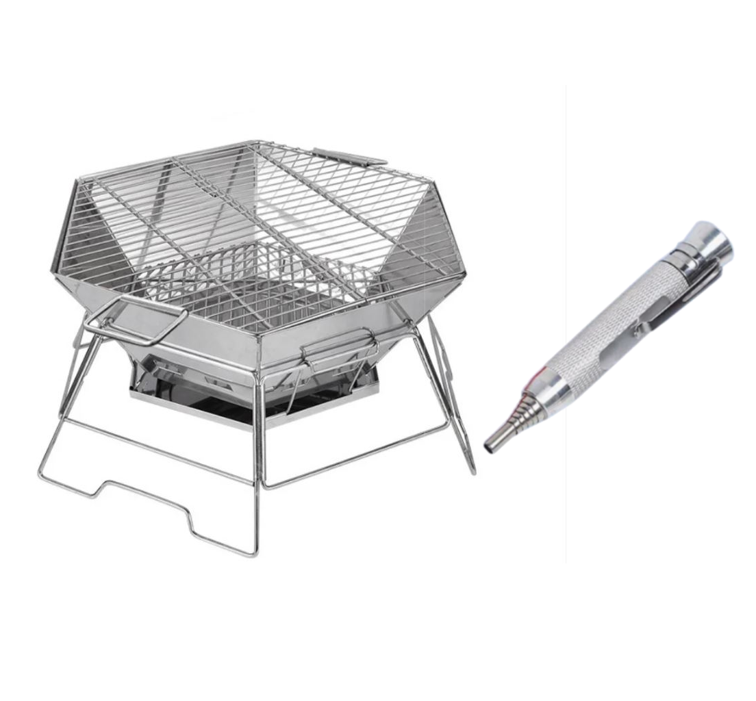 Turgrill med blåsebelg